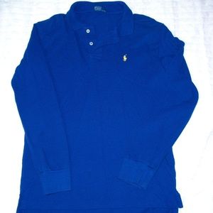 Polo by Ralph Lauren Navy Blue Shirt Youth Sz L